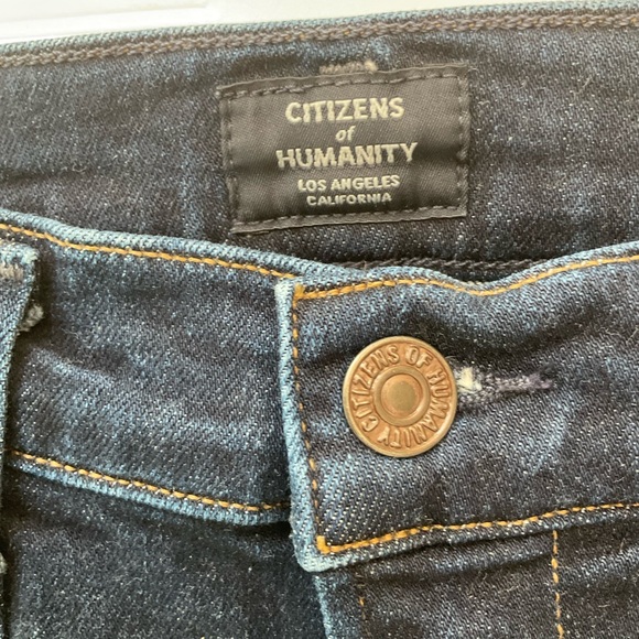 Citizens of Humanity Mid Rise Skinny Jeans, Indigo Color, Sz 26 or Sz 2 - Picture 11 of 14